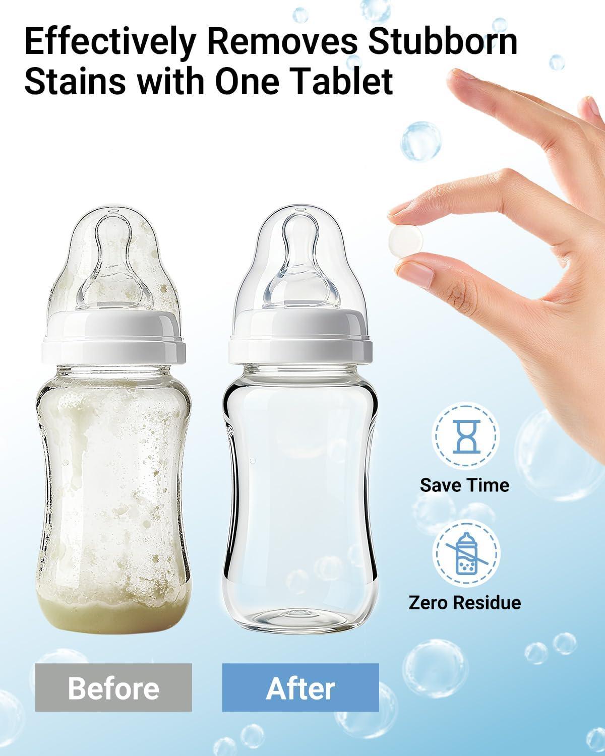 image:imageBear Official Bottle Washer Tablets 180 Count Detergent Tablets for Bear amp All Brand Bottle Washers Powerful Milk Residue Remover