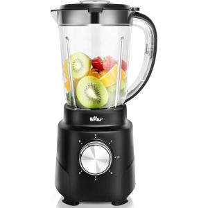 Bear Blender, 2025 New 700W Smoothie Countertop Blender with 40oz Cup for Shakes and Smoothies, 3-Speed for Crushing Ice, Puree and Frozen Fruit with Autonomous Clean(800W/6-Speed/50oz)