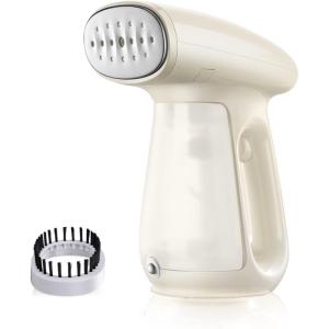 Bear Steamer for Clothes, Handheld Clothes Steamer,1300W Strong Power Garment Steamer with 230ml Tank,Fast Heat-up, Auto-Off, Steam Iron Fabric Wrinkle Remover with Brush for Home and Travel(Beige)